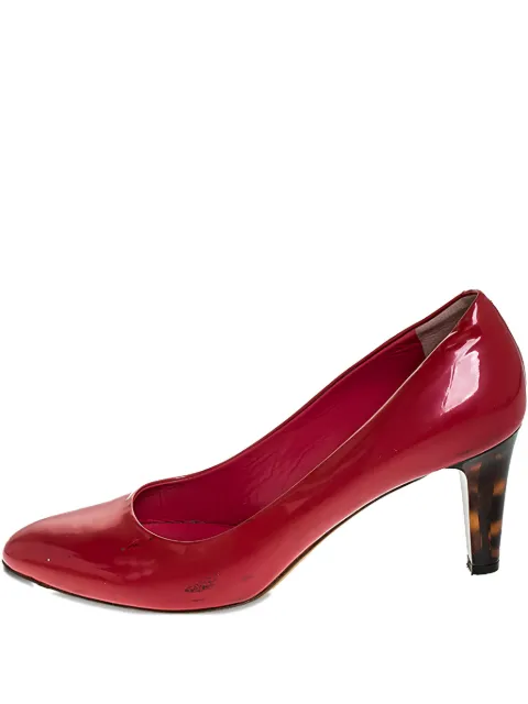 Bally 80mm patent-finish leather pumps