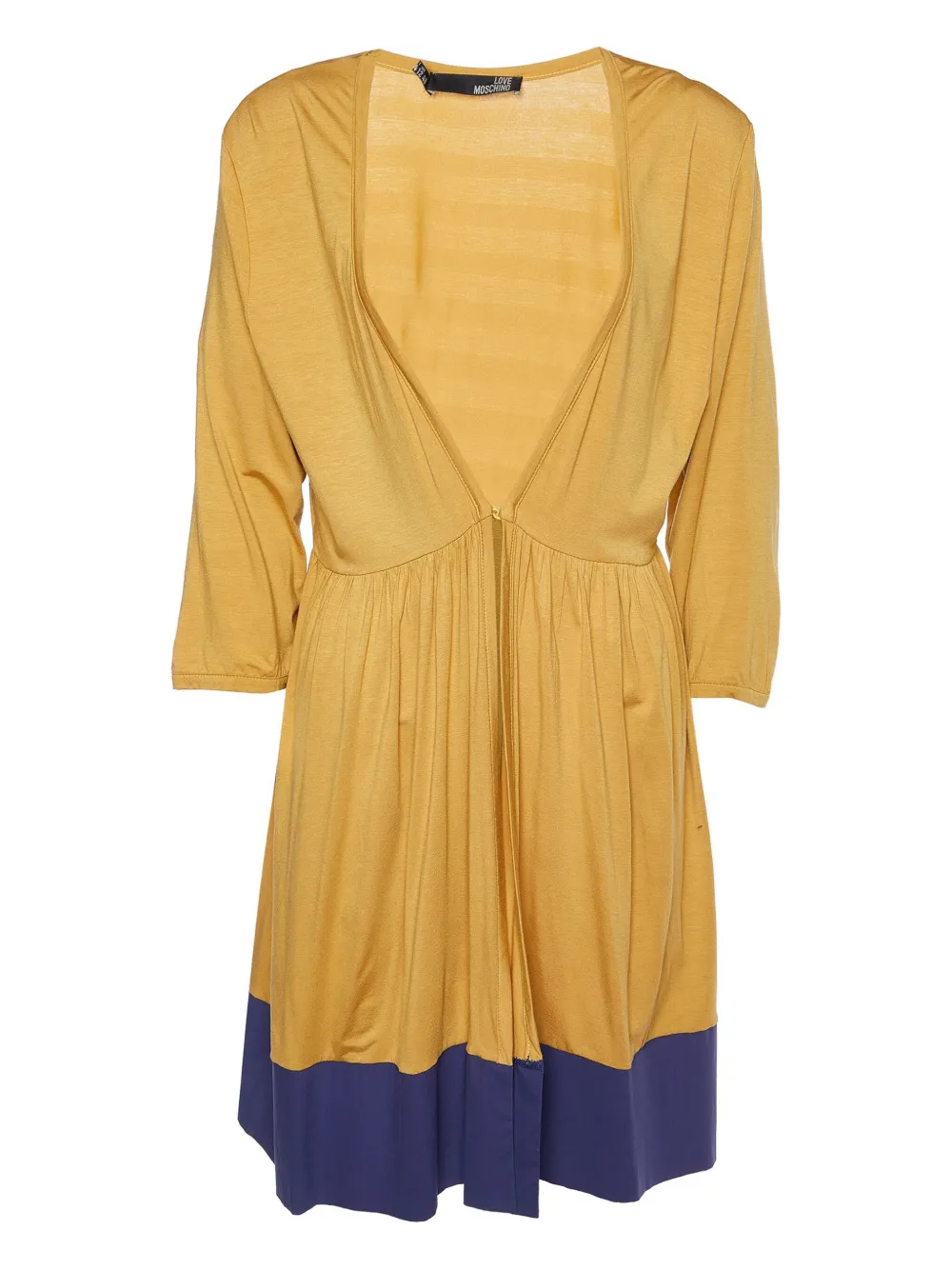 Love Moschino hook-front jacket - Giallo