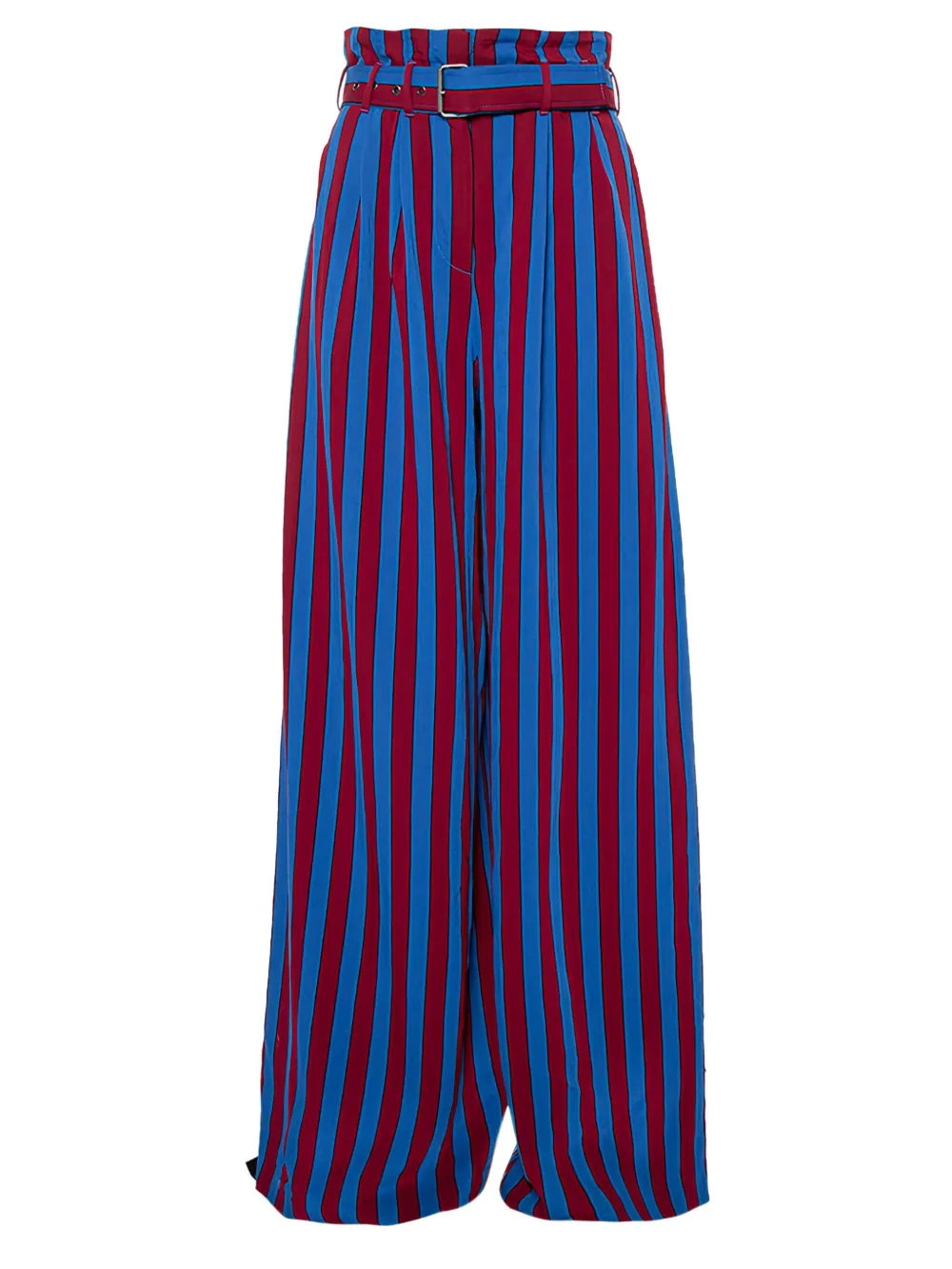 Maison Martin Margiela Pre-Owned Pantaloni a righe 2023 - Rosso