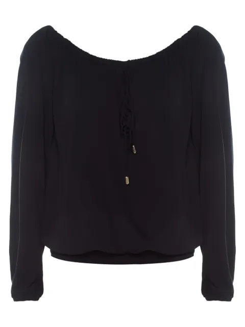 Michael Kors Vintage Pre-Owned drawstring-detail long-sleeves top