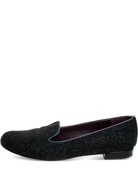 Stuart Weitzman mocasines con glitter pre-owned