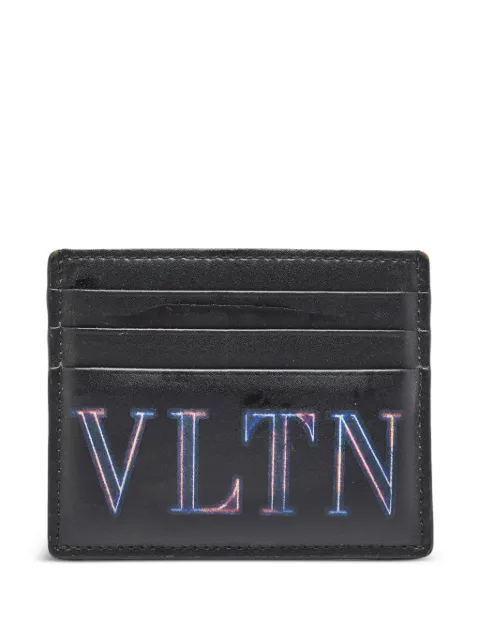 Valentino Garavani Pre-Owned leather logo card holder