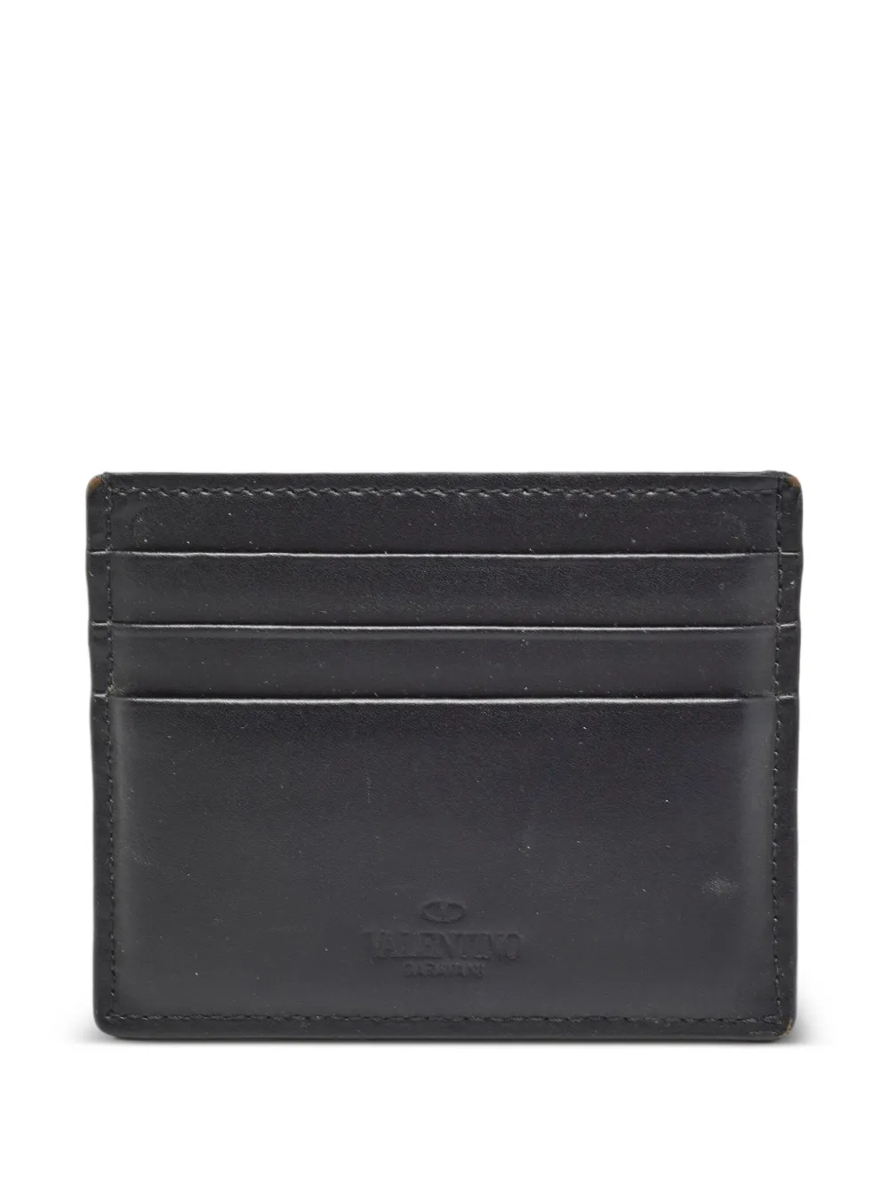 Valentino Garavani Pre-Owned leather logo card holder | Image 2
