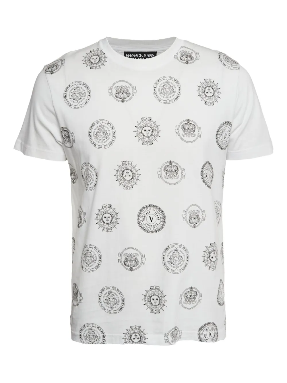 Pre-owned Versace 2023 Medallion-print T-shirt