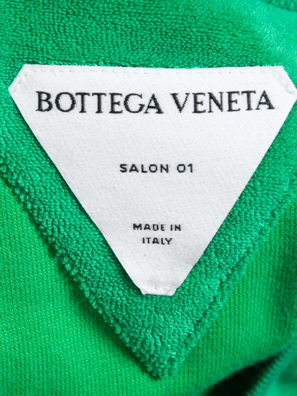Bottega Veneta Pre-Owned Terry Cotton T-shirt | Green | FARFETCH JO