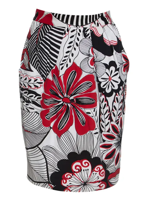 Dolce & Gabbana Pre-Owned floral-print midi skirt