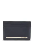 Giorgio Armani Pre-Owned grained-leather cardholder - Blue