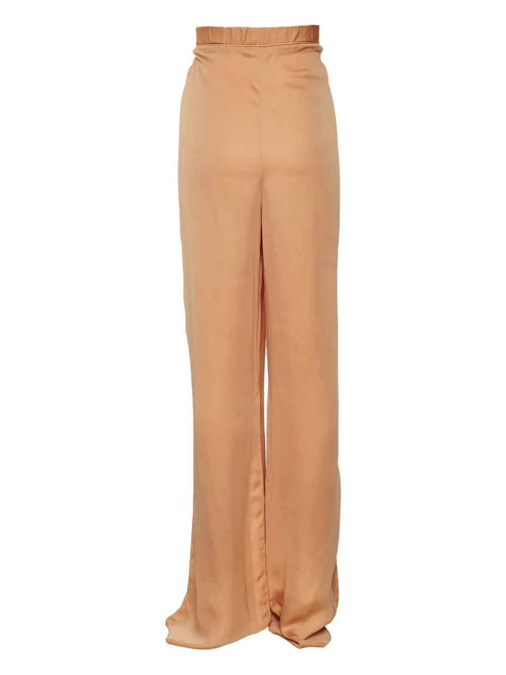 Bottega Veneta Pre-Owned Broek met gestrikte taille - Oranje