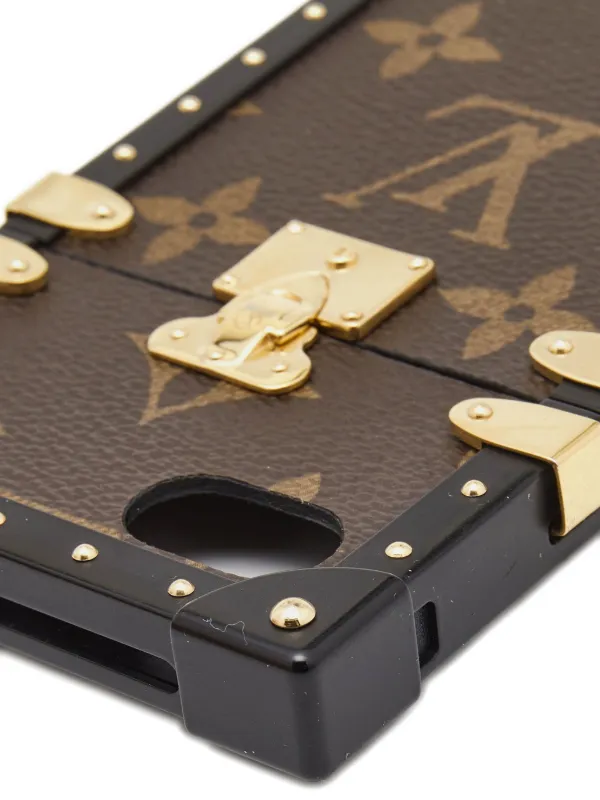Louis Vuitton Pre-Owned Eye-Trunk iPhone 7 Case | Black | FARFETCH