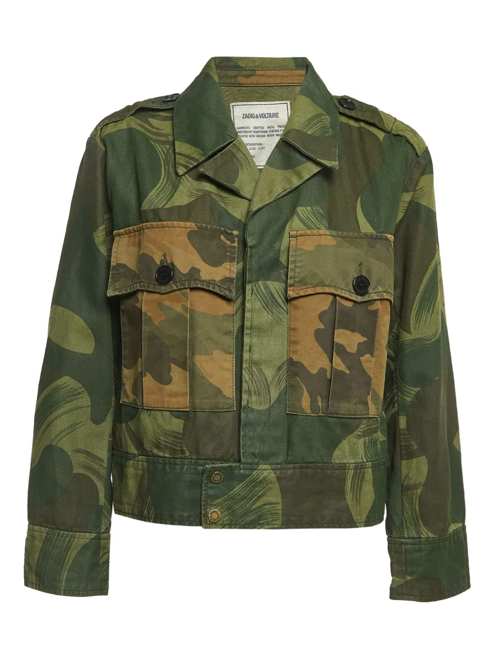 Zadig&Voltaire camouflage-print jacket | Green | Image 1