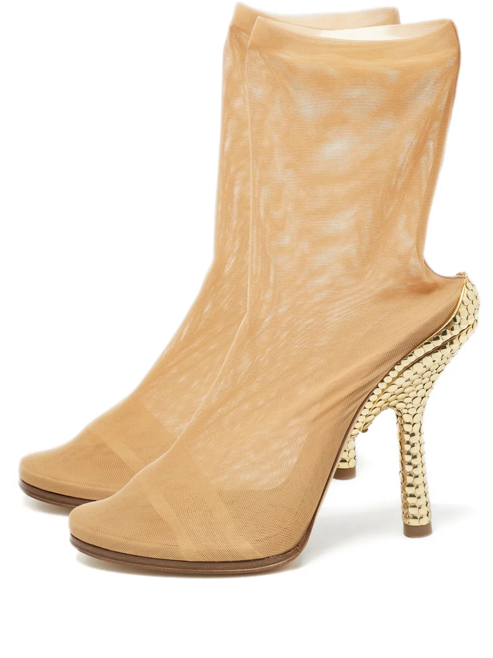 110mm mesh ankle boots