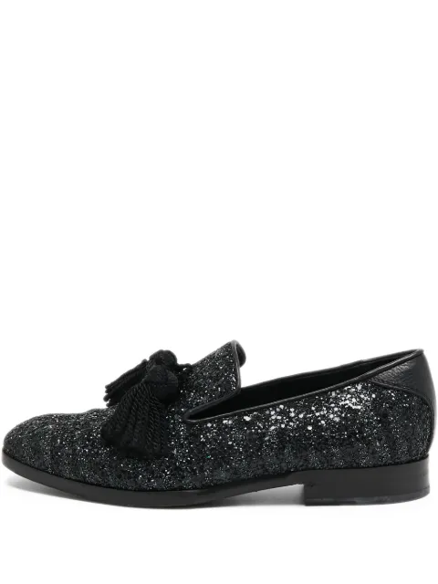 Jimmy Choo Pre-Owned glitter-detailing loafers