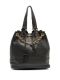 Saint Laurent Pre-Owned leather tote bag - Black