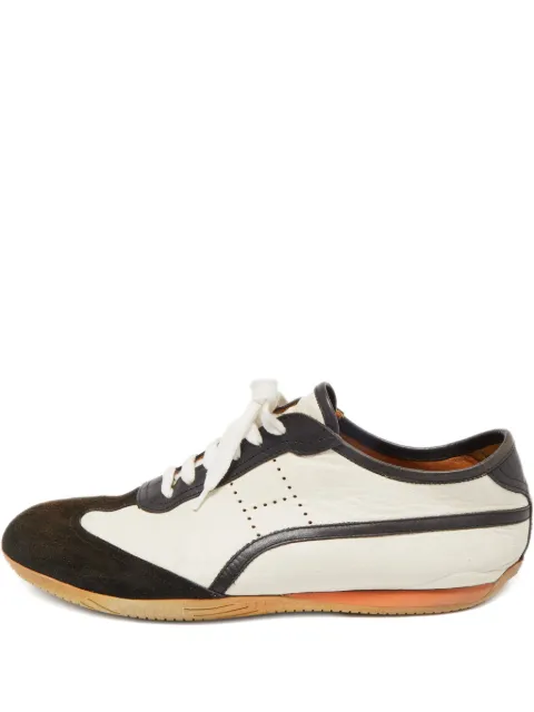 Hermès Pre-Owned leather sneakers