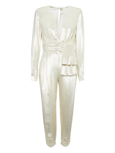 Zuhair Murad metallic pleated jumpsuit