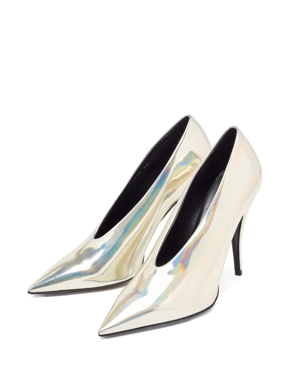 Stella McCartney Pre-Owned 120mm iridescent leather pumps | Image 2