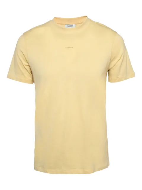 SANDRO 2024 logo-embroidered T-shirt
