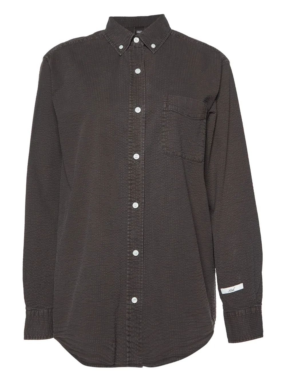 KITH pre-owned stretch-cotton shirt | Brown | Image 1