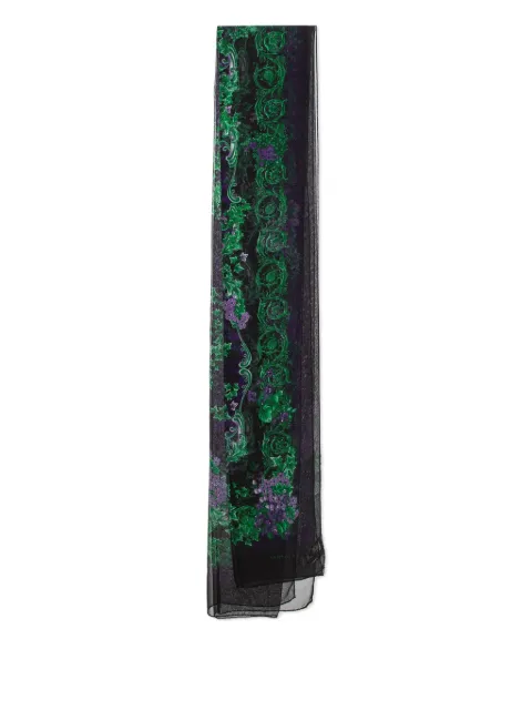 Versace Pre-Owned floral-print silk stole