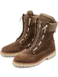 Balmain Pre-Owned 2024 zip-front suede boots - Brown