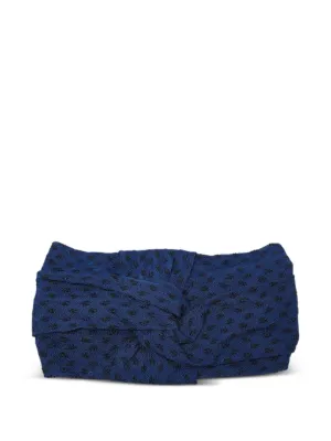 Missoni Pre-Owned Twisted Lurex Headband | Blue | FARFETCH