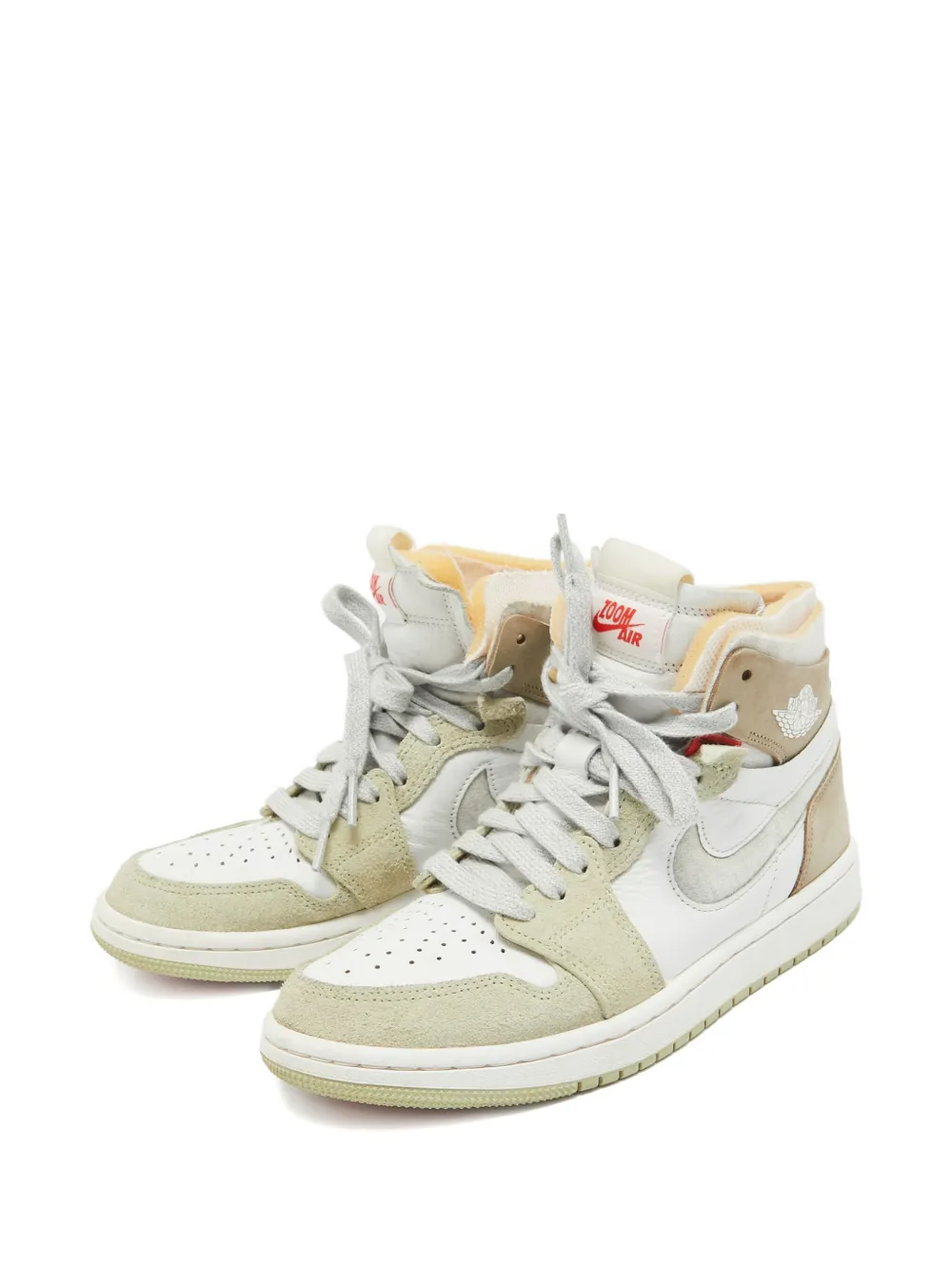 Nike Vintage Air Jordan 1 leather suede sneakers | Image 2