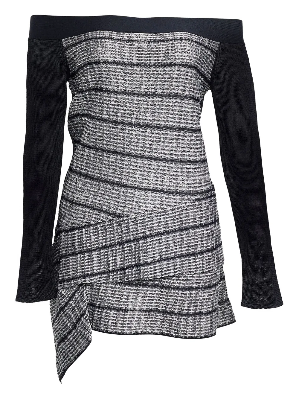 Roland Mouret Top in maglia con spalle scoperte - Nero