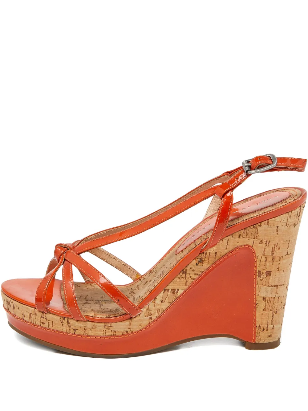 Marc Jacobs Vintage pre-owned cork wedge sandals | Orange | Image 1