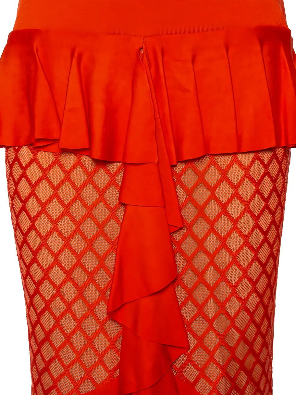 Balmain Pre-Owned falda midi con volantes | Image 2