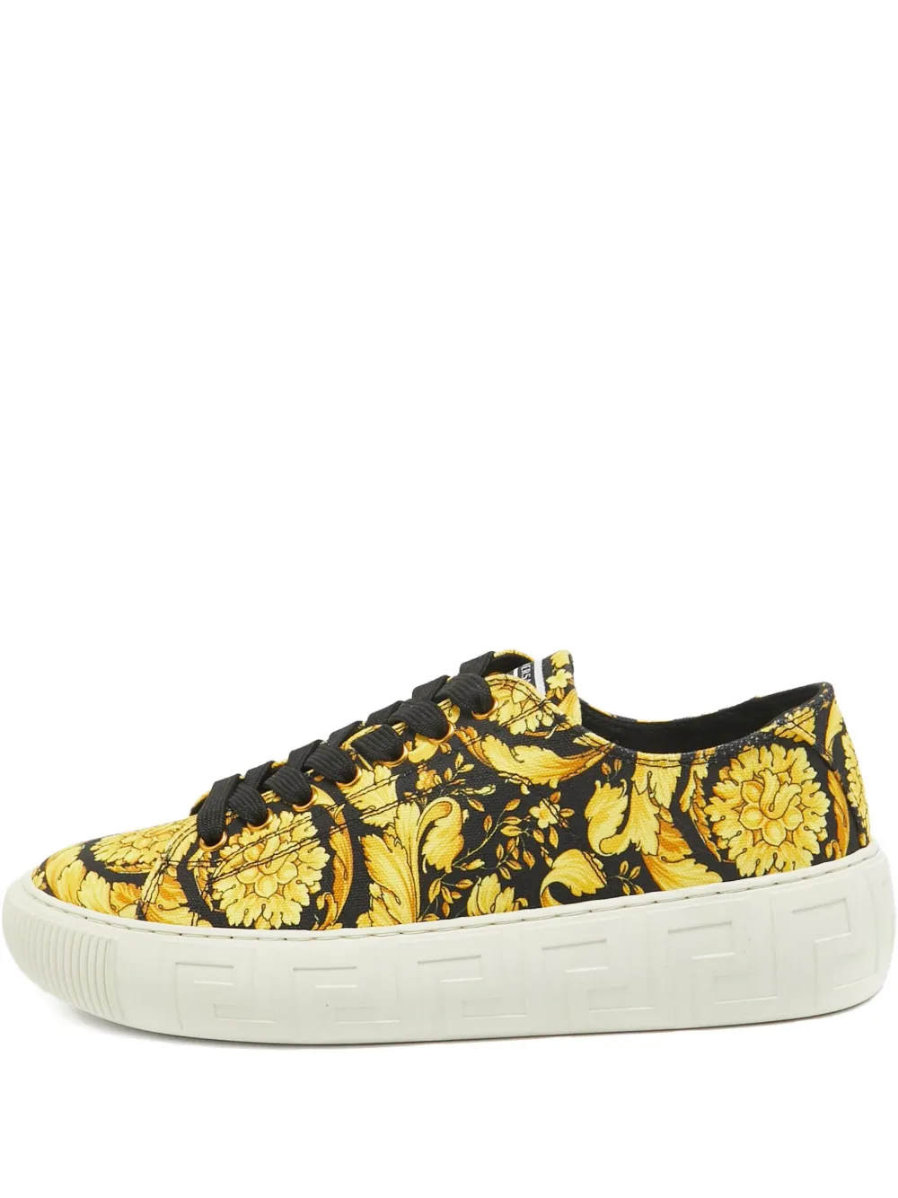 Versace Pre-Owned Barocco-print sneakers | Yellow | Image 1
