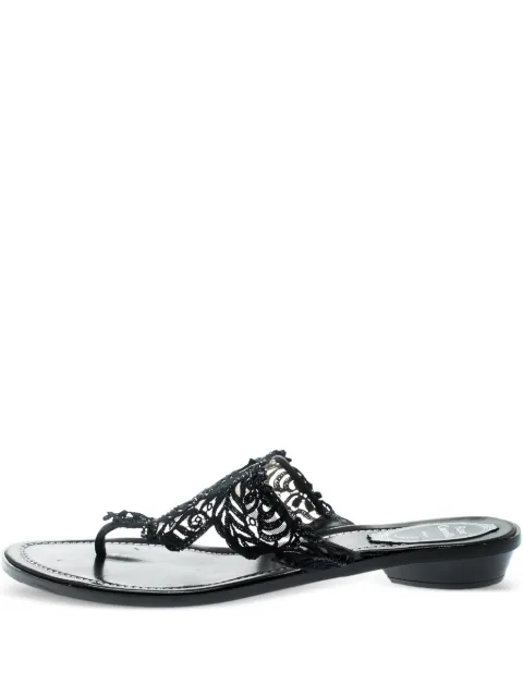 René Caovilla Pre-owned Sandalen aus Leder