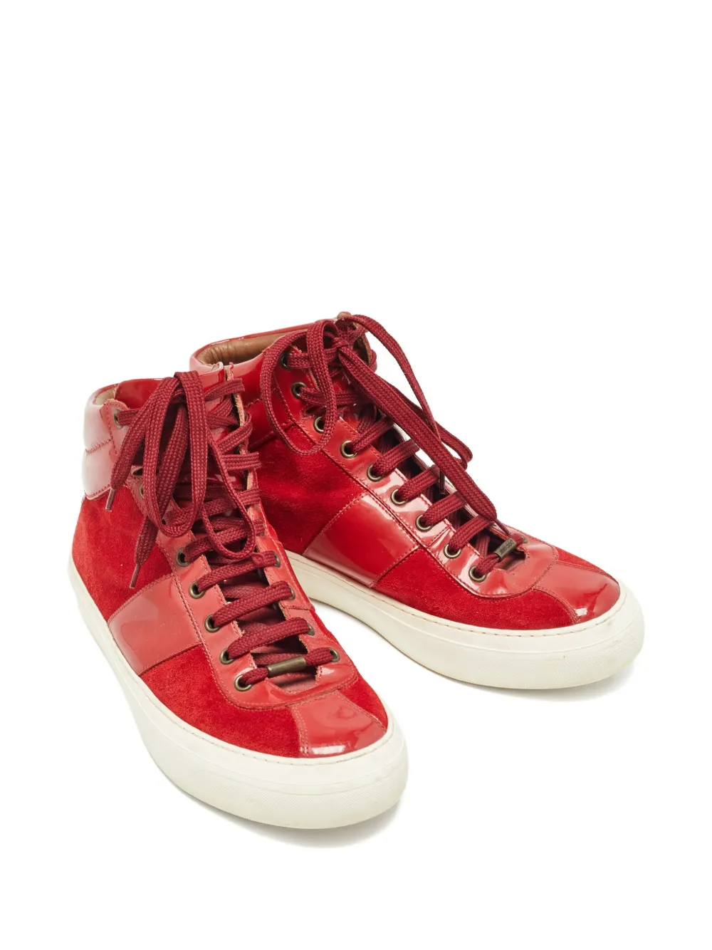 Jimmy Choo Pre-Owned baskets en cuir à fini verni | Image 2