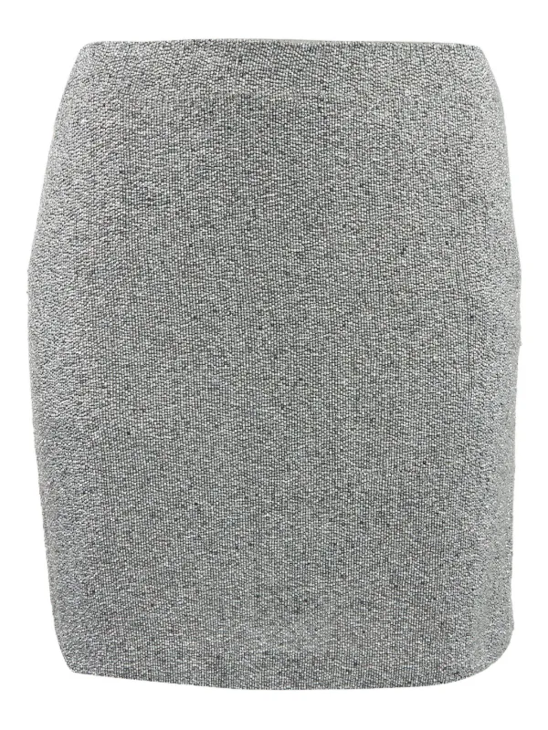 Polo Ralph Lauren Pre-owned Beaded Mini Skirt Silver FARFETCH IN