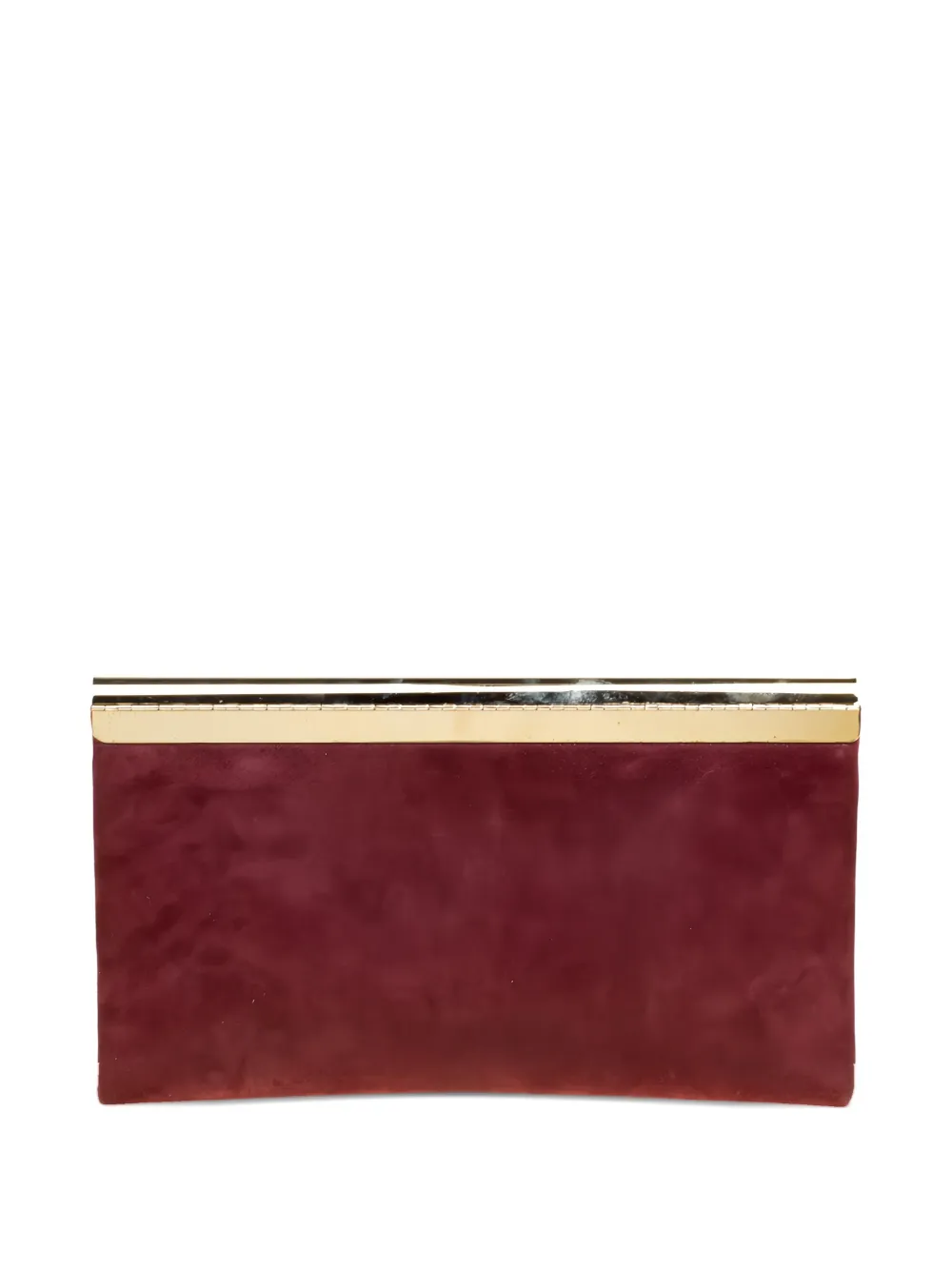 Jimmy Choo Pre-Owned leather metal-flap clutch bag | Image 2