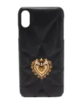 Dolce & Gabbana Pre-Owned Devotion iPhone XS phone case - Black