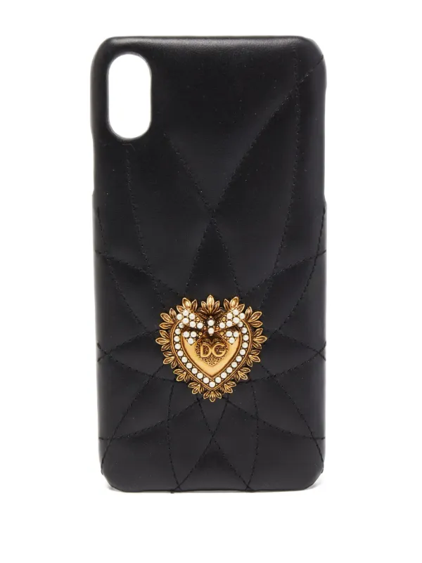 Dolce & Gabbana Pre-Owned Devotion iPhone XS ケース | ブラック