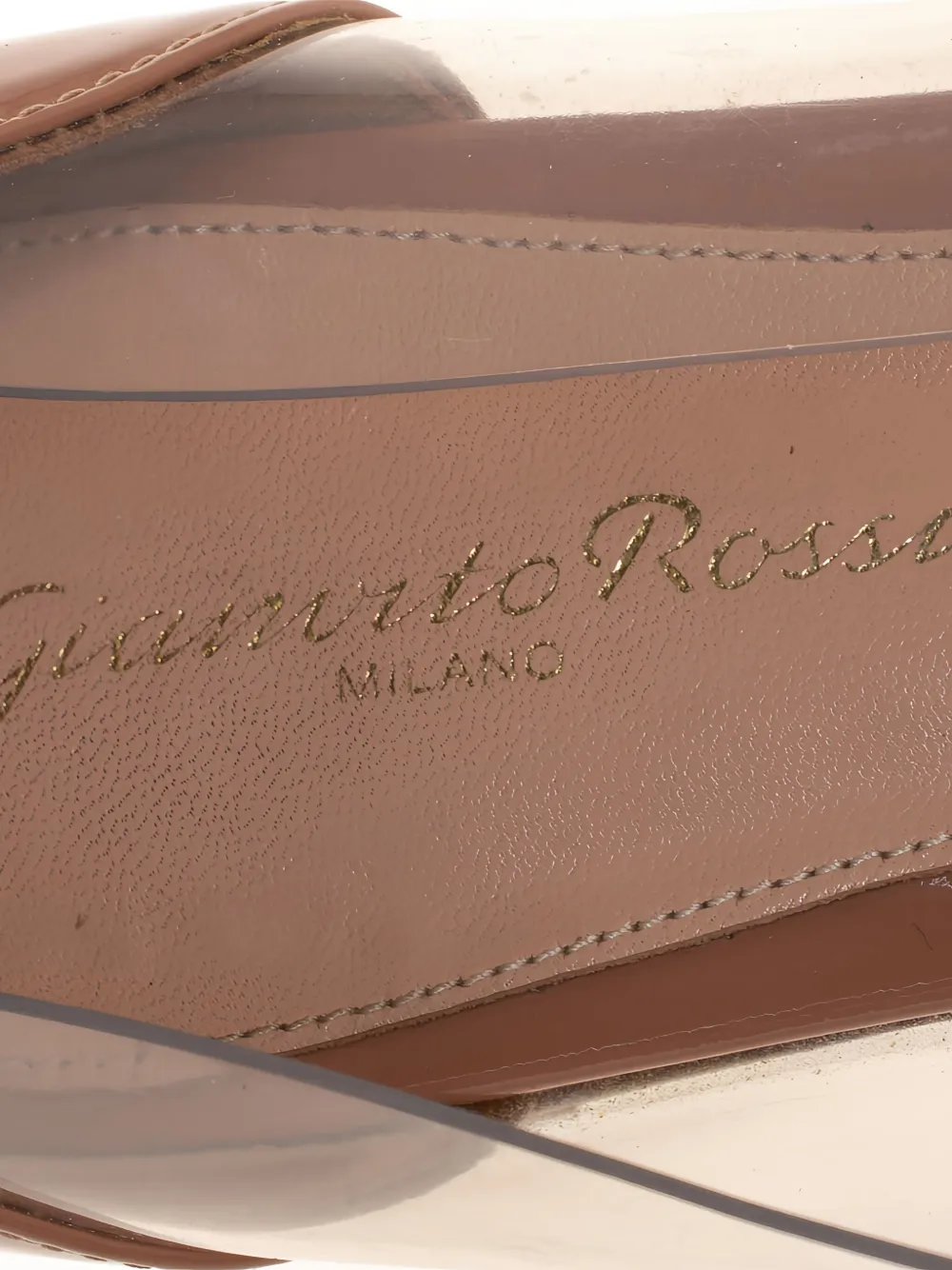 Pre-owned Gianvito Rossi Plexi Ballet Flats