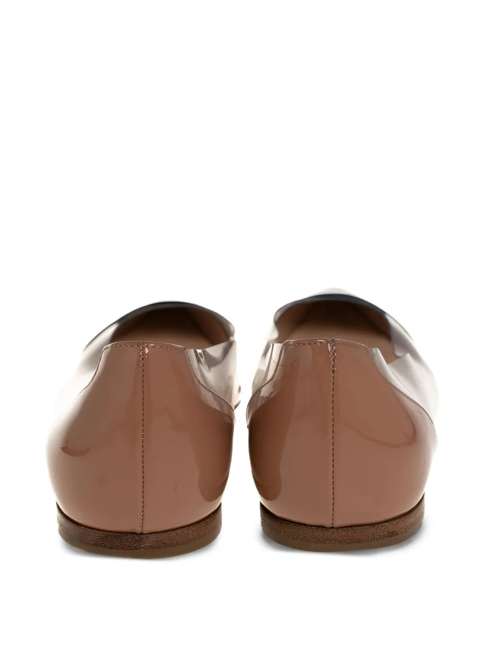Pre-owned Gianvito Rossi Plexi Ballet Flats