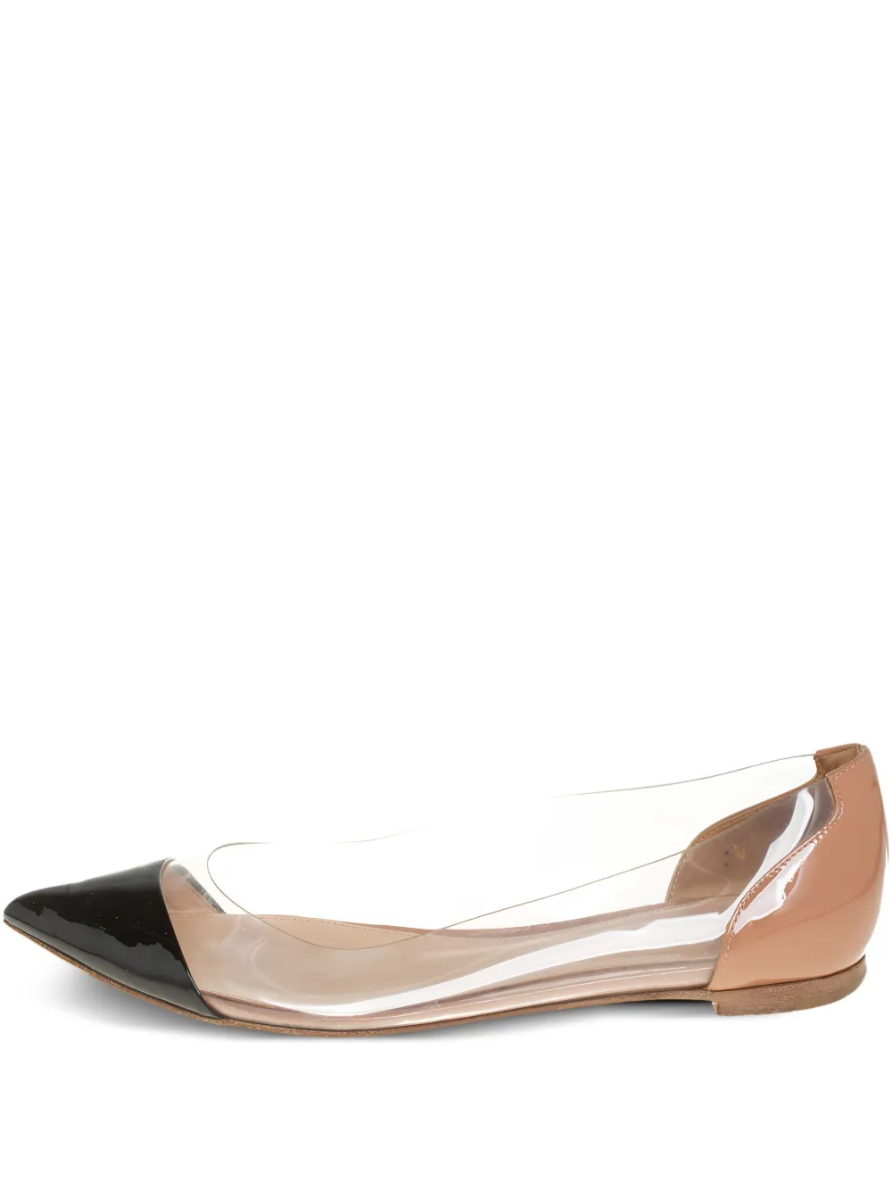 Pre-owned Gianvito Rossi Plexi Ballet Flats
