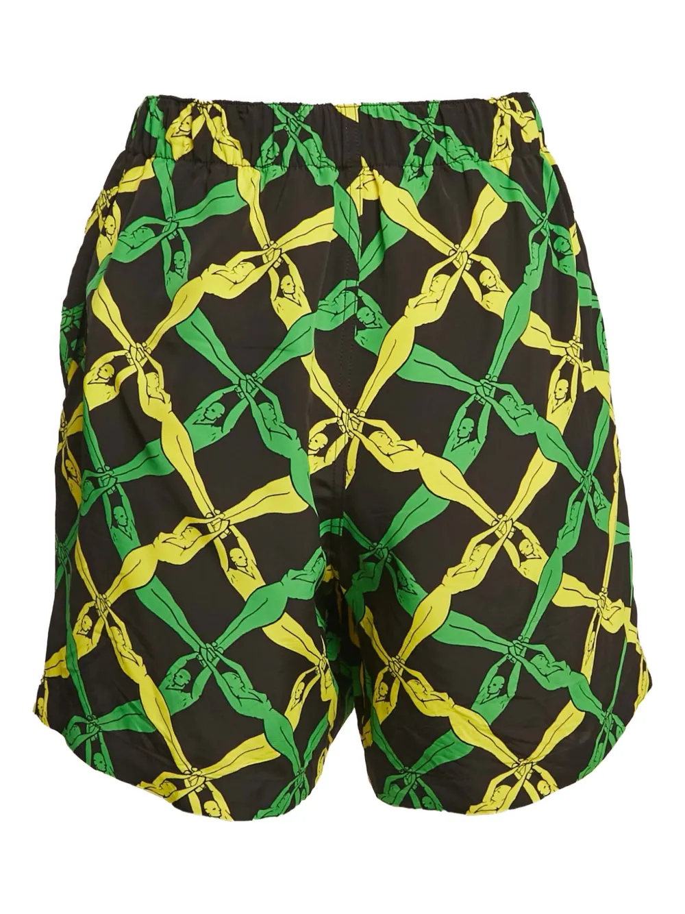Bottega Veneta Pre-Owned 2020 Figure pattern shorts | Black | Image 1