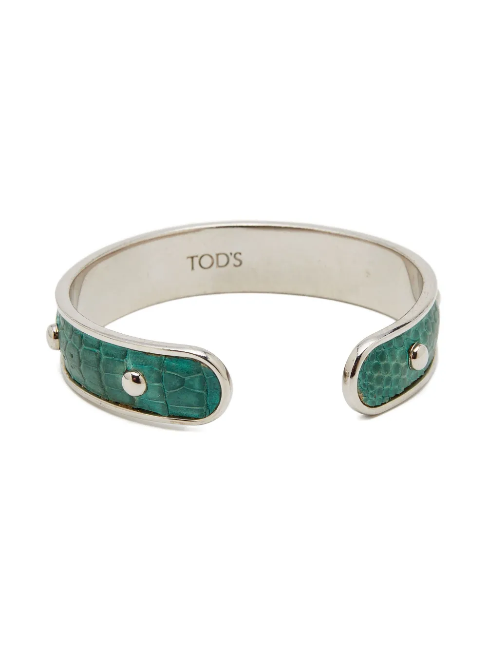 Tod's embossed leather studded bracelet | Image 2