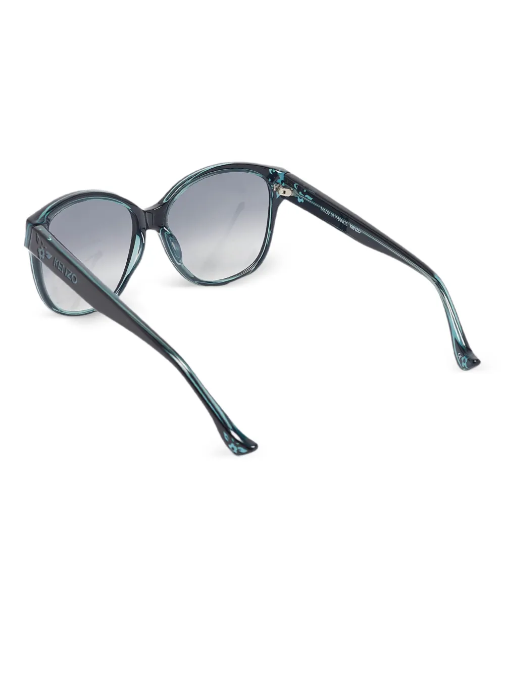 Kenzo Pre-Owned floral-detail sunglasses Blauw