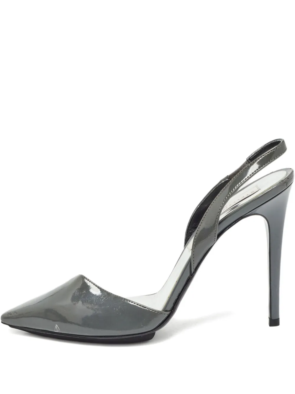 Stella McCartney Pre-Owned pointed slingback pumps | Grey | Image 1
