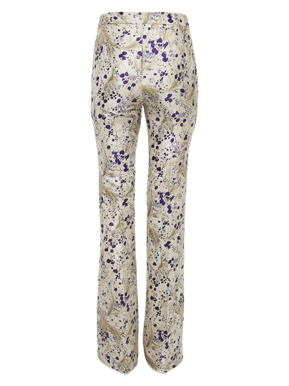 Giambattista Valli Vintage Broek met bloemenprint - Wit
