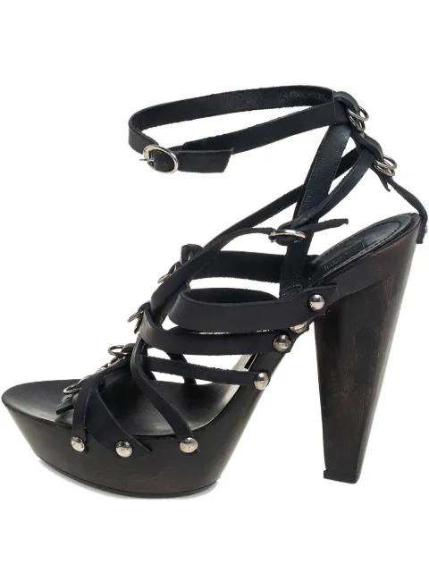 Etro Pre-Owned leather platform sandals