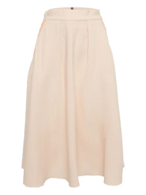 Roksanda falda midi con detalle con pliegues