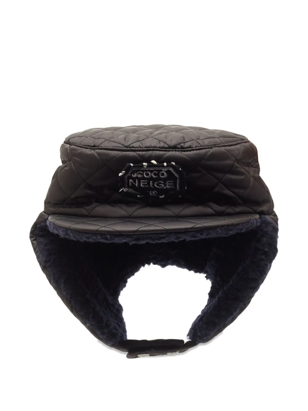 CHANEL Pre-Owned diamond-quilted trapper hat | Image 2