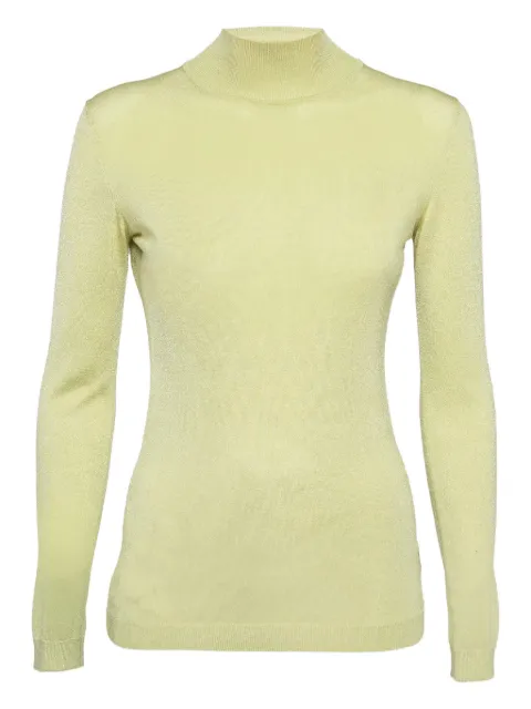 Versace Pre-Owned mock-neck open-back top