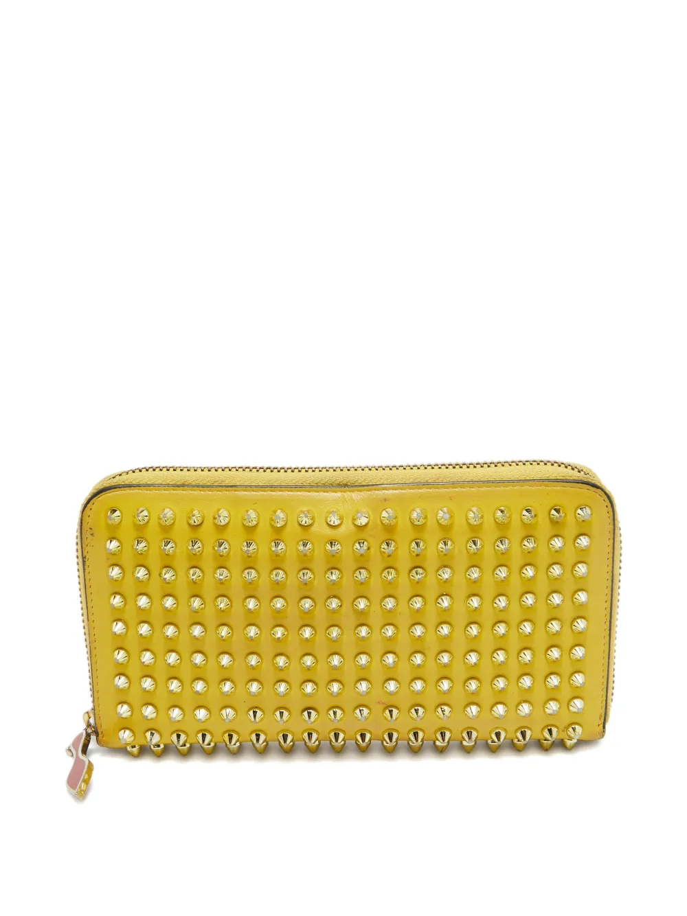 Pre-owned Christian Louboutin Leather Zip Wallet