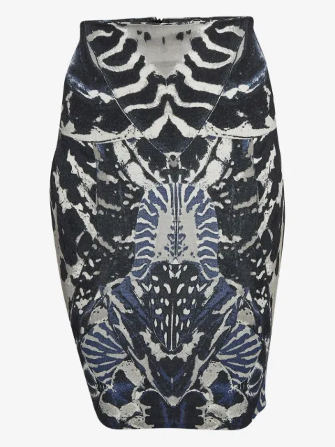 Alexander McQueen Pre-Owned abstract-print skirt